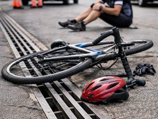 Caduta in bici causata da caditoia stradale pericolosa: possibile responsabilità del Comune per il risarcimento dei danni