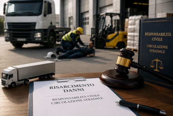 Incidente in area privata durante operazioni di carico: responsabilità civile e copertura RCA secondo la Cassazione