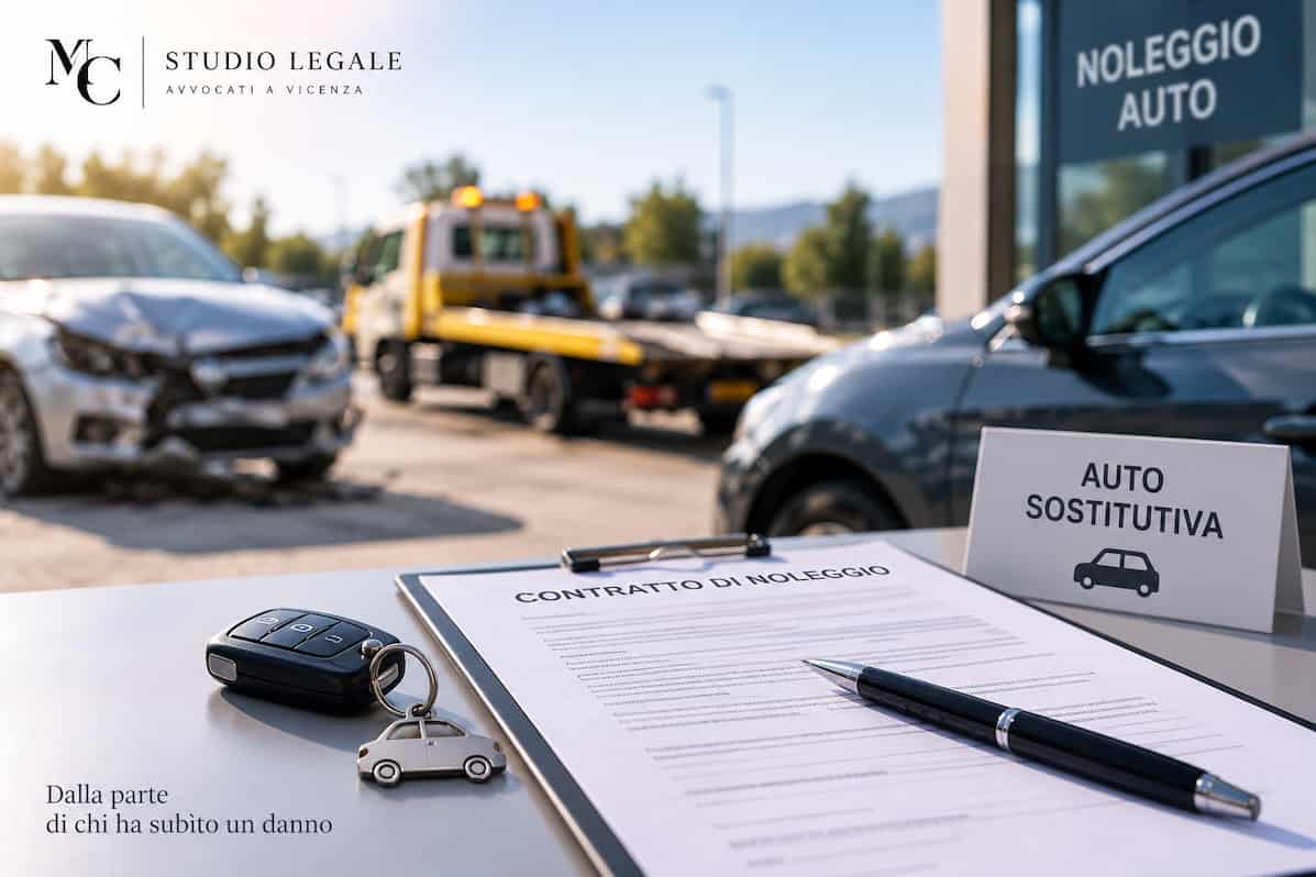 Auto sostitutiva dopo un incidente: spese di noleggio risarcibili anche se non ancora pagate